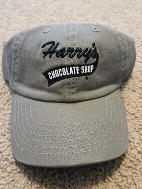 Harry's Chocolate Shop Gray Baseball Cap NWT